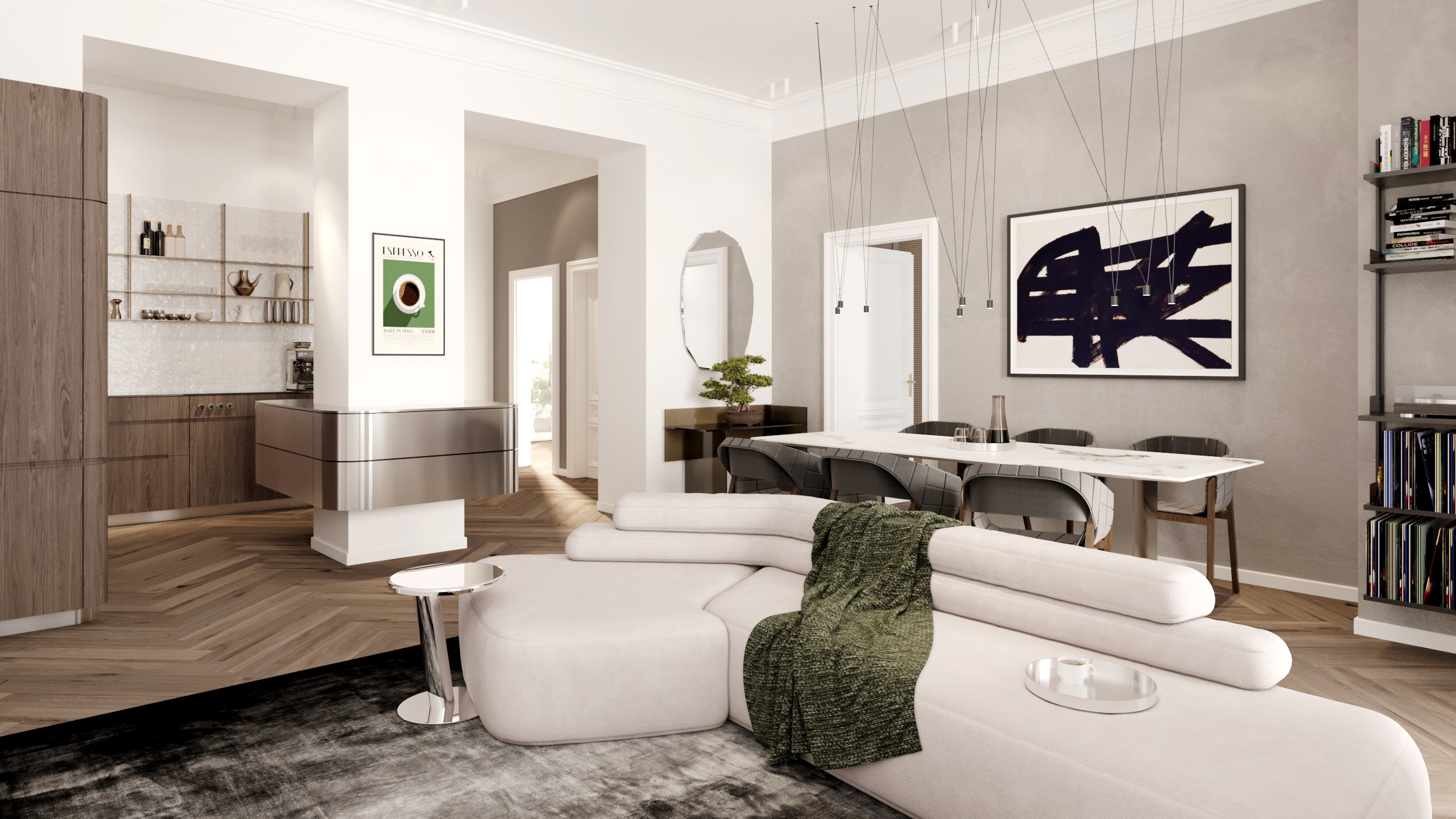 Visualisierung Altbau · Wohnen