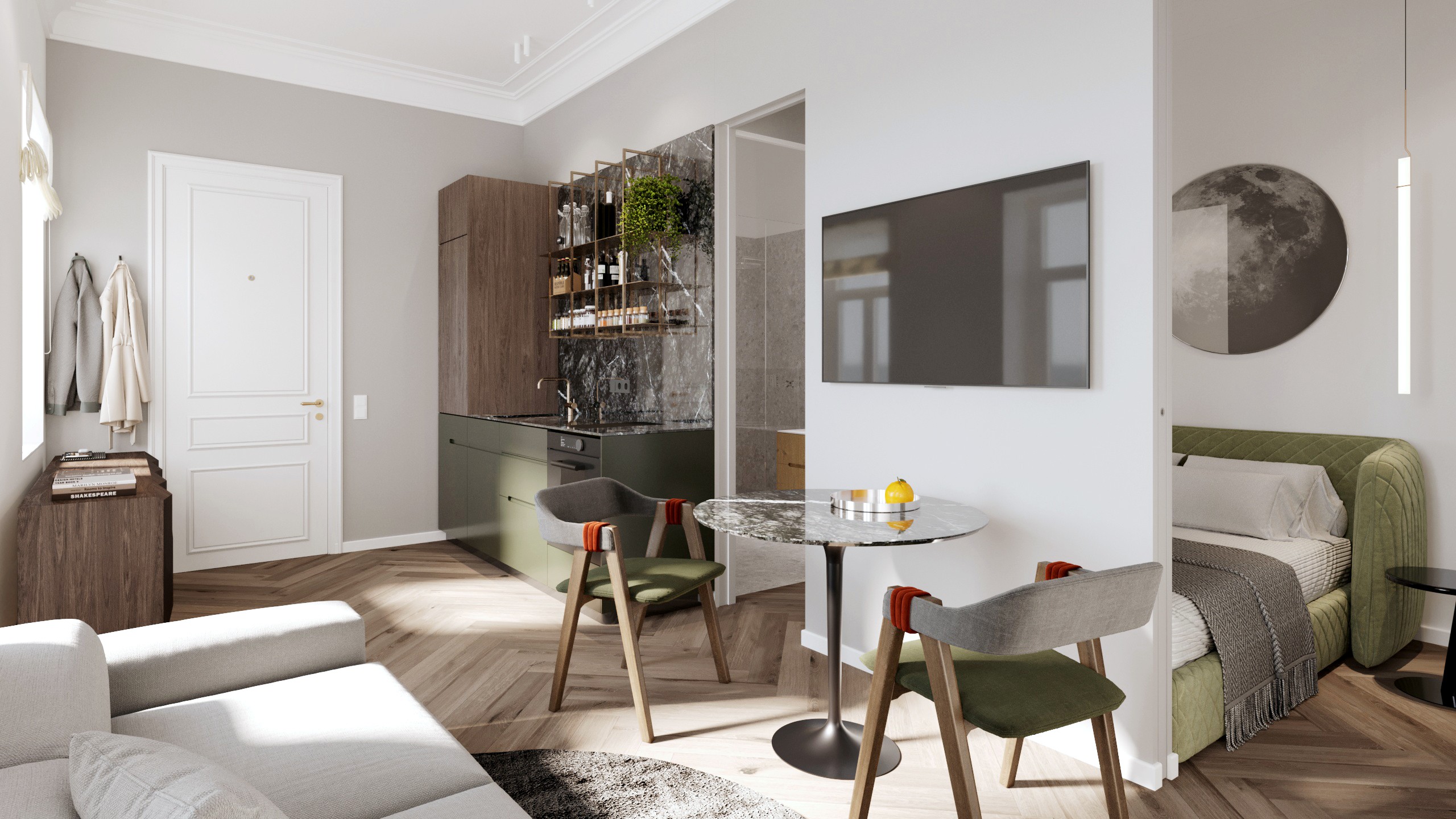 Visualisierung eines Anleger-Apartments