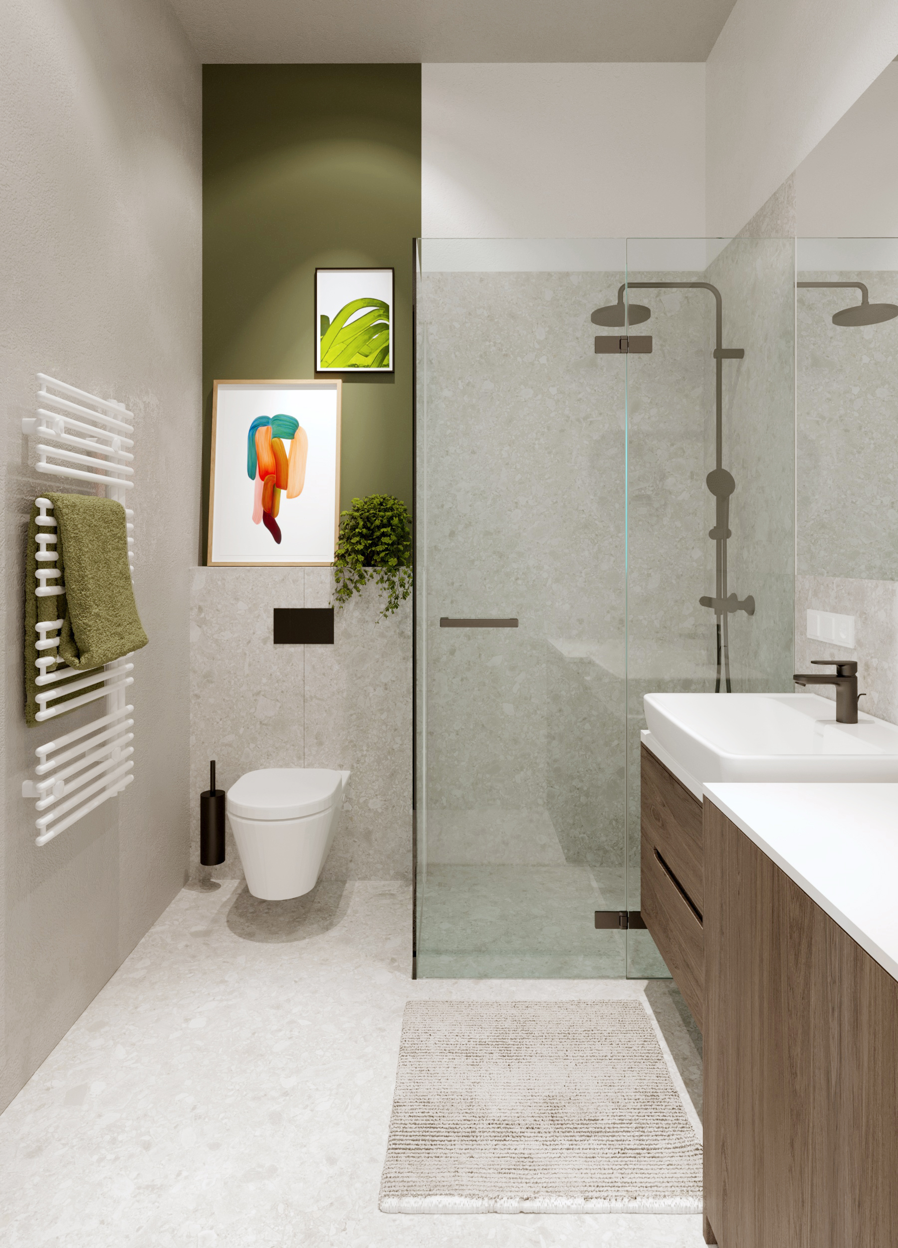 Visualisierung Altbau · Badezimmer