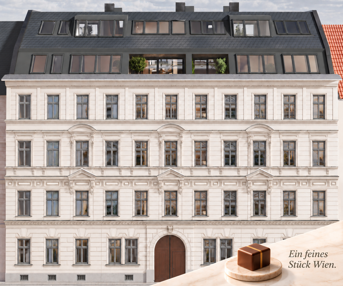 PAULINE – Paulusgasse 5 mit Praline. Ein feines Stück Wien.